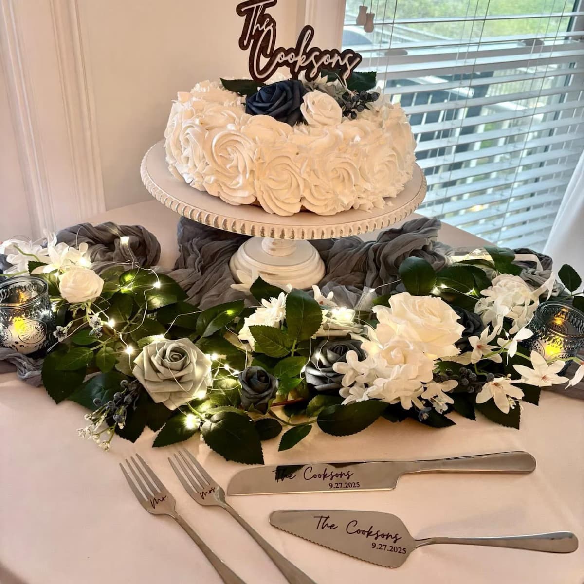 Customer photo for Bespoke Keepsake Handheld Fan | Personalized Bridal & Wedding Guest Accessory