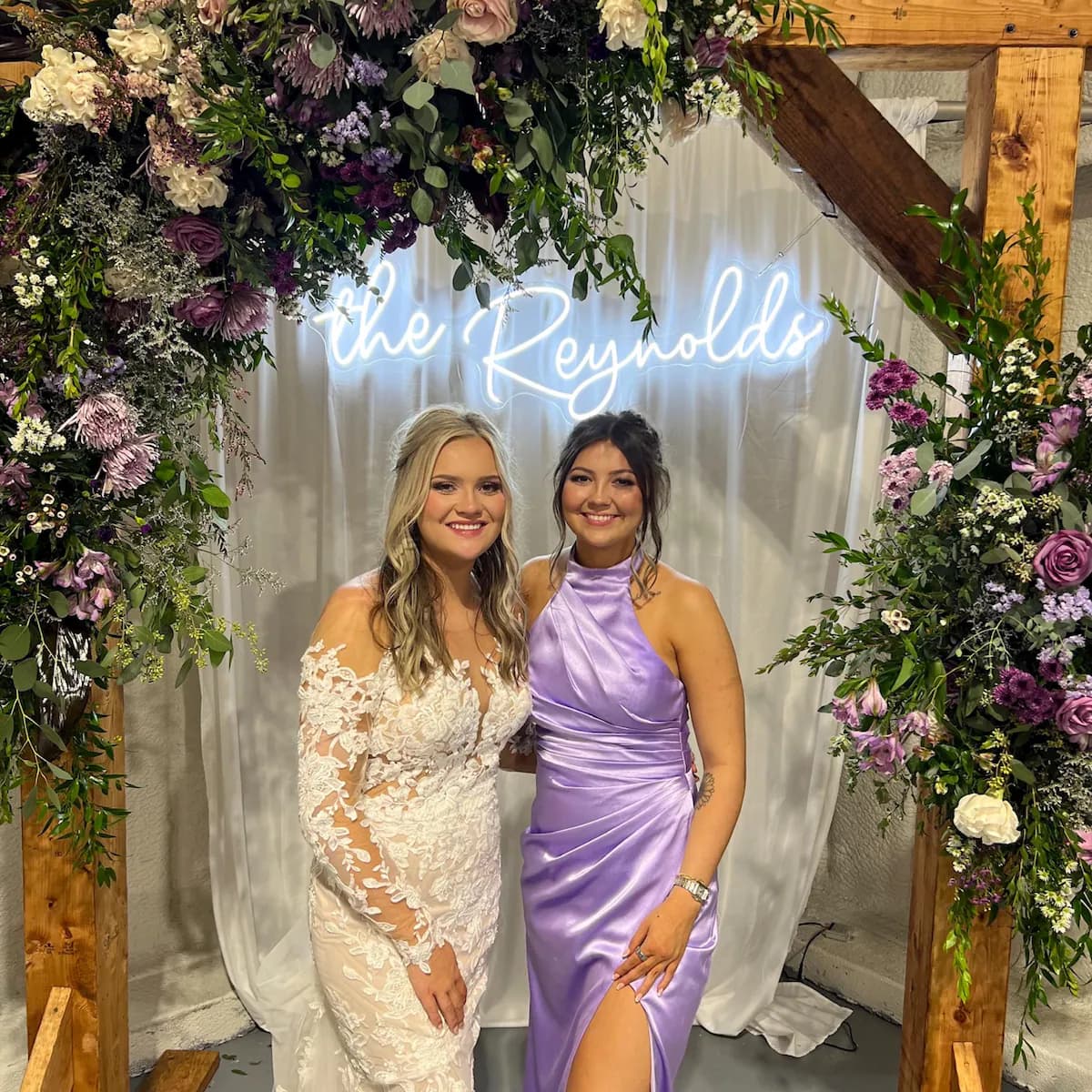 Customer photo for Custom Cream Cosmetic Pouch | Personalized Bridal Party Gift