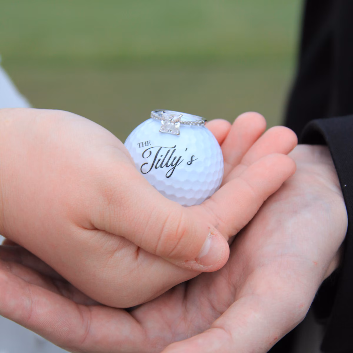 Customer photo for Bespoke Engraved Cufflinks | Personalized Groomsmen & Groom Gift