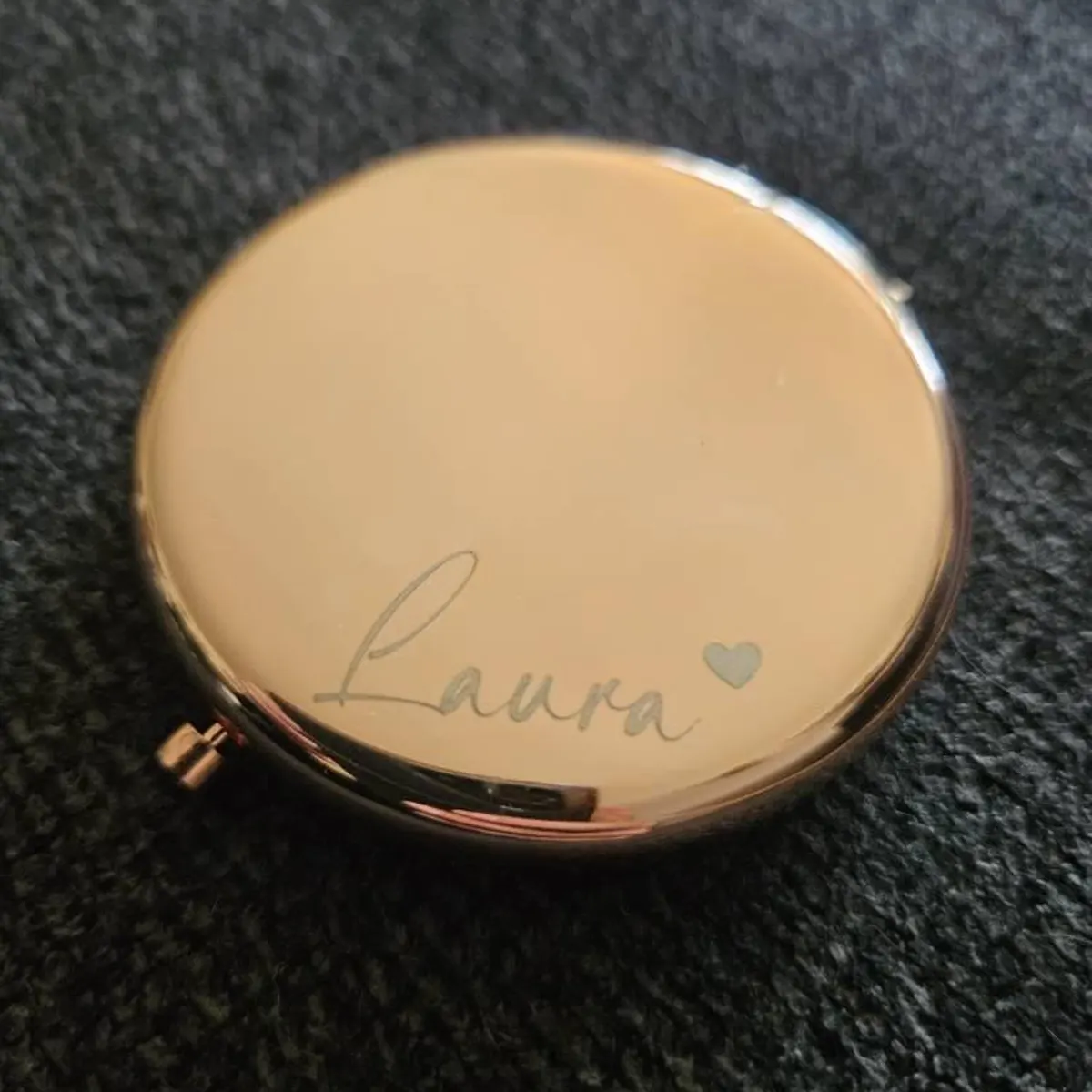 Customer photo for Bespoke Diamond Pavé Name Necklace | Heirloom Script Pendant