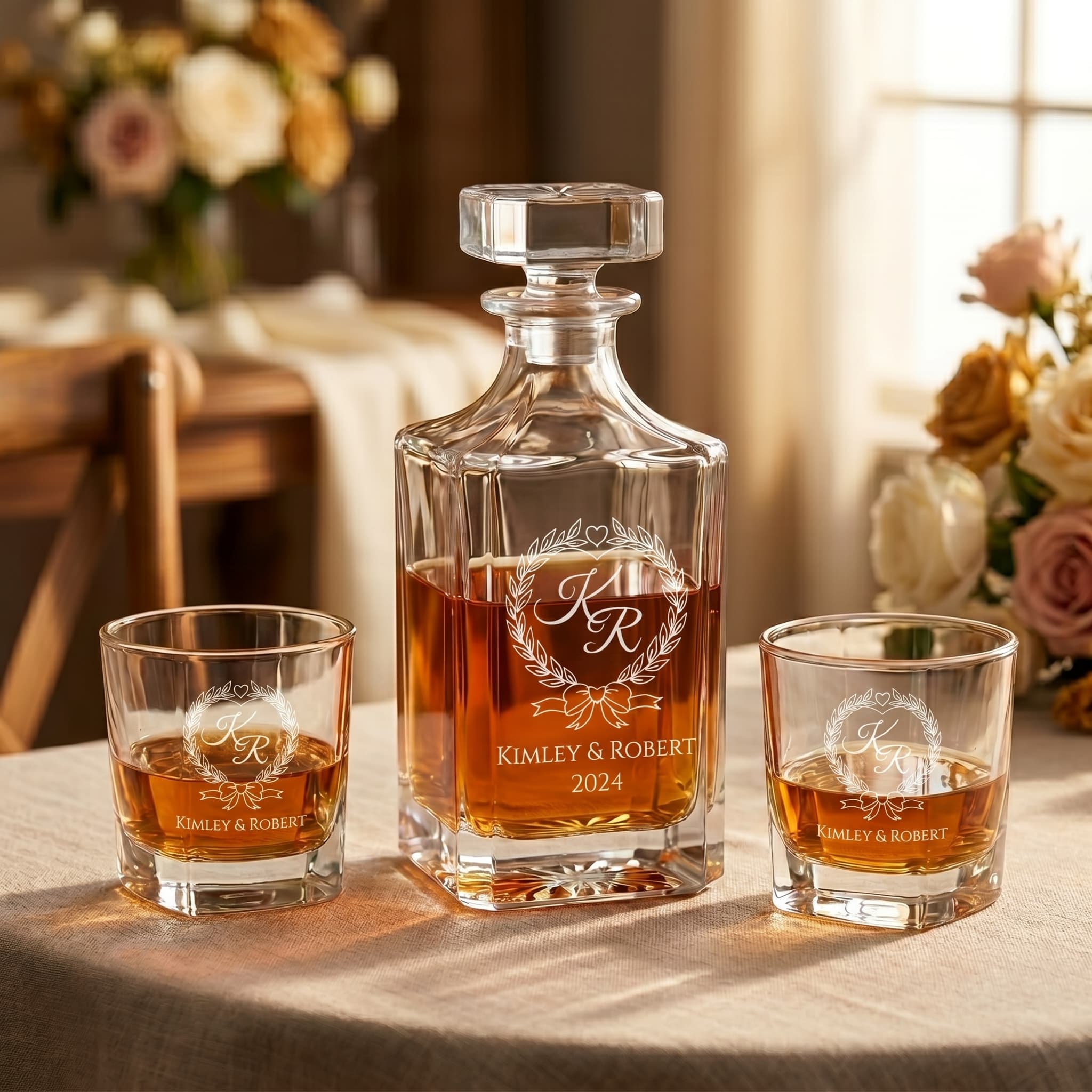 Bespoke Heirloom Whiskey Glass & Decanter Collection